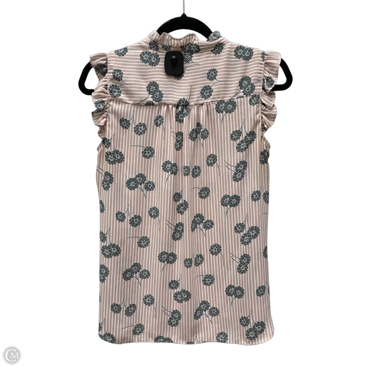 Top Sleeveless By Loft In Striped Pattern, Size: S