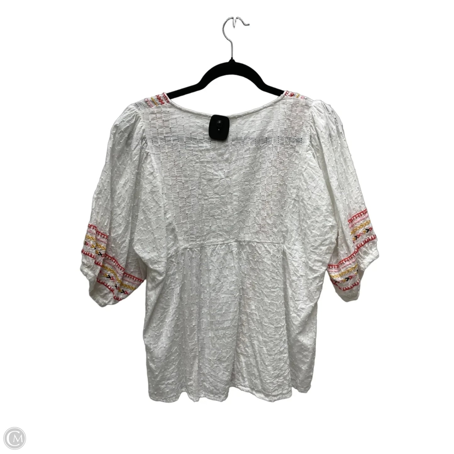 Top Short Sleeve By Clothes Mentor In Geometric Pattern, Size: L