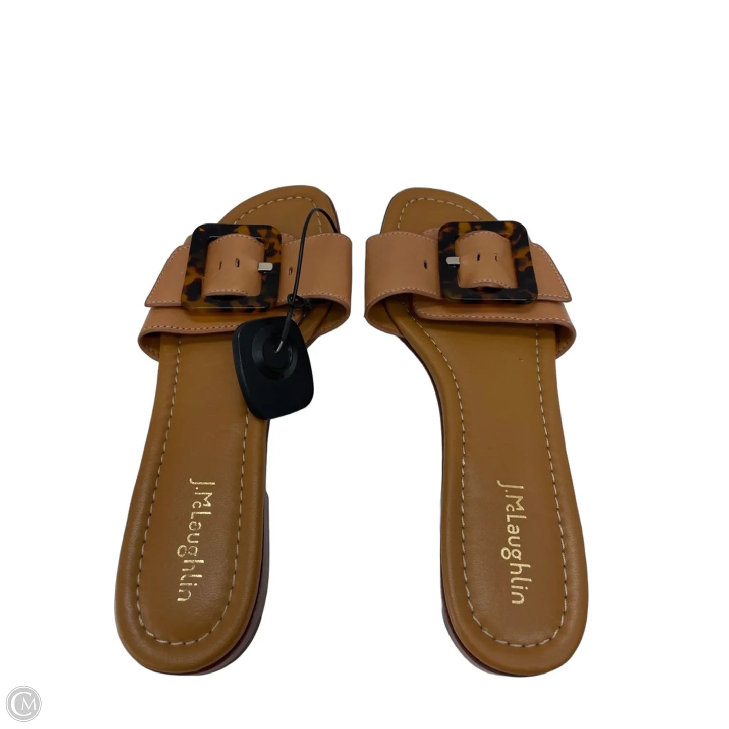 Sandals Flats By Clothes Mentor In Brown, Size: 8.5