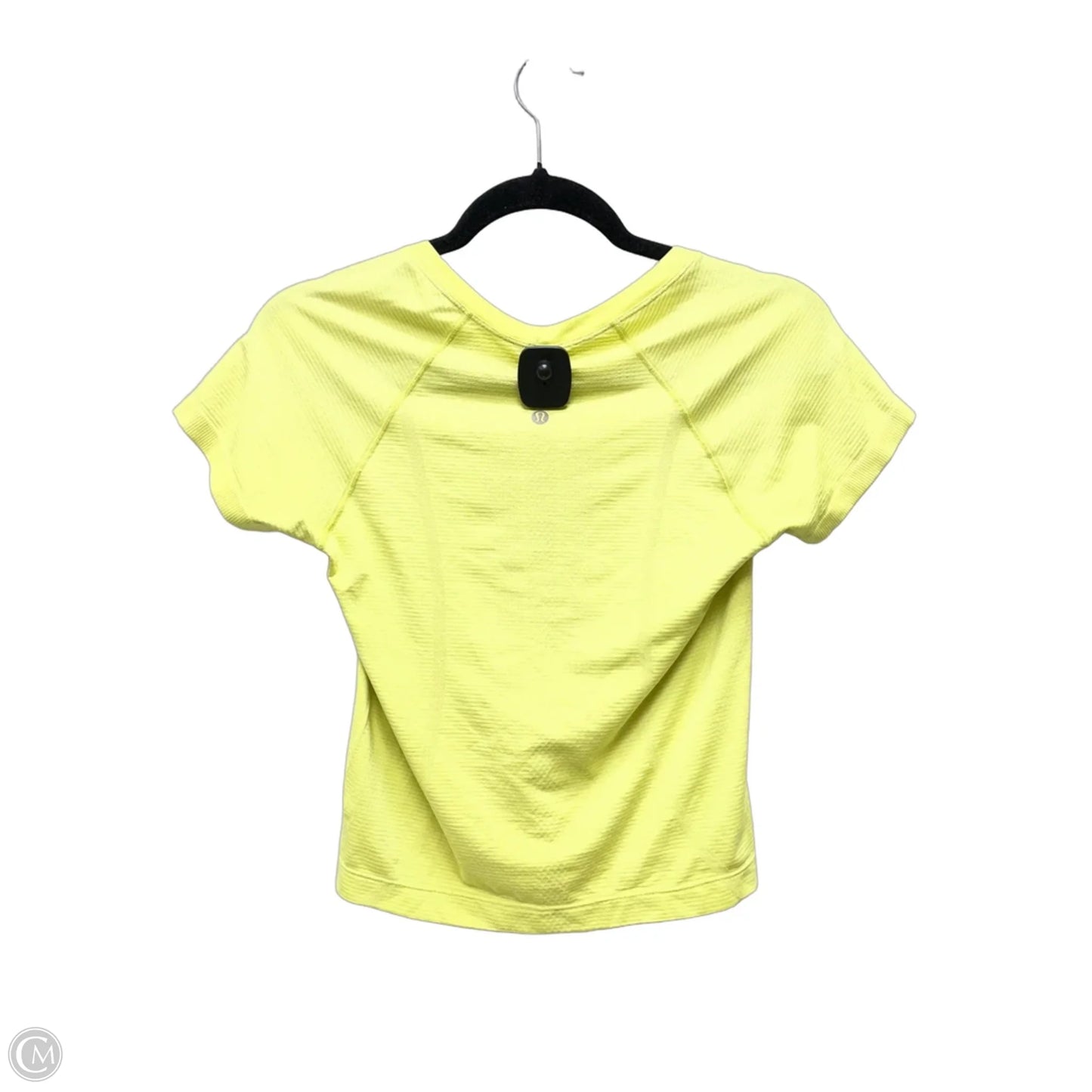 Athletic Top Short Sleeve By Lululemon In Green, Size: S