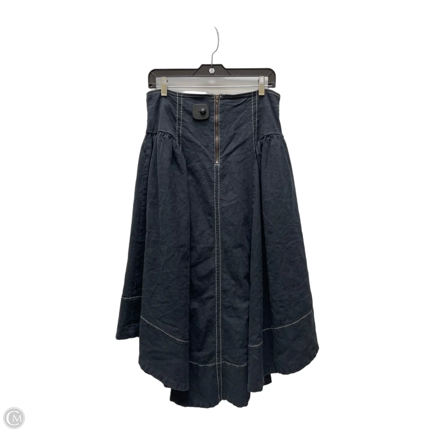 Skirt Midi By Anthropologie In Black & White, Size: 10