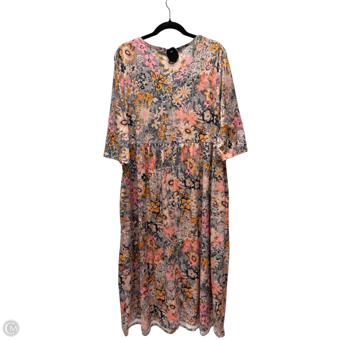 Dress Casual Short By Clothes Mentor In Floral Print, Size: 2x