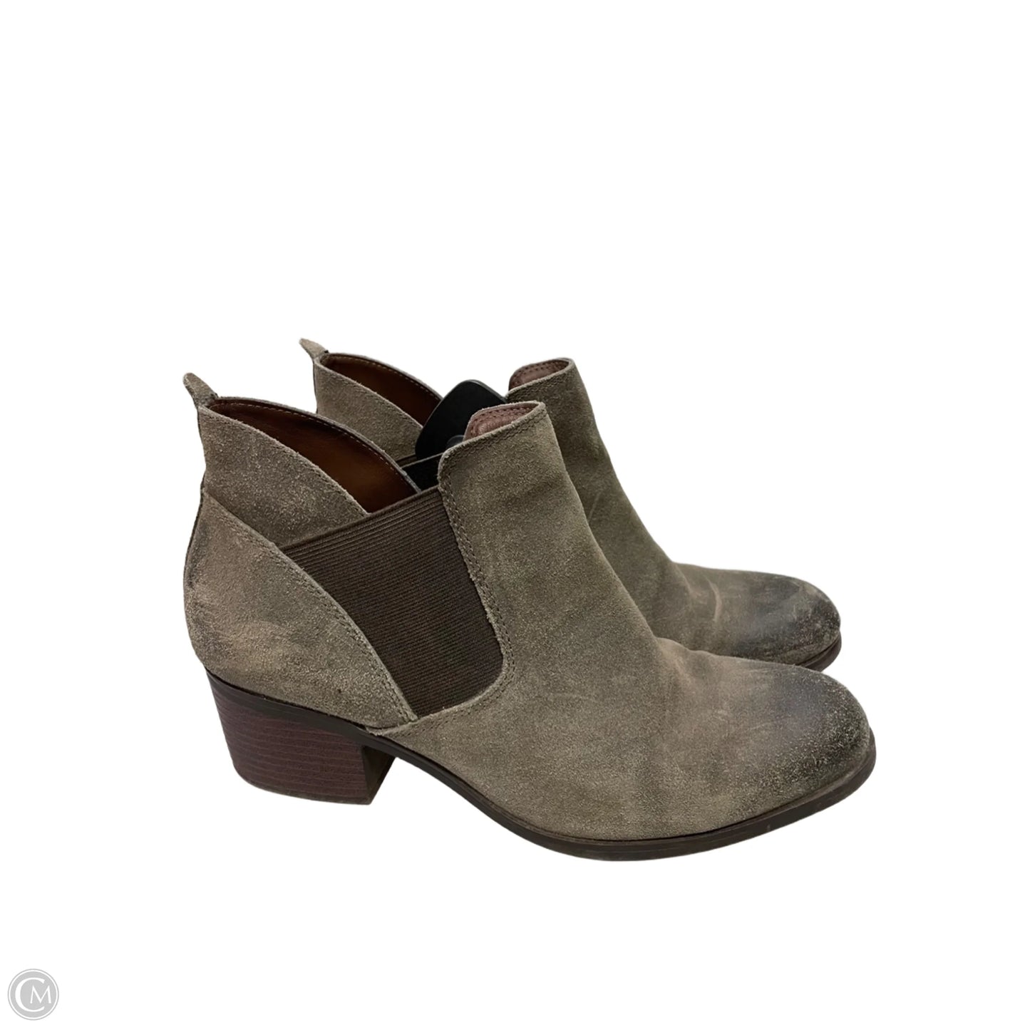 Boots Ankle Heels By Rockport In Grey, Size: 10