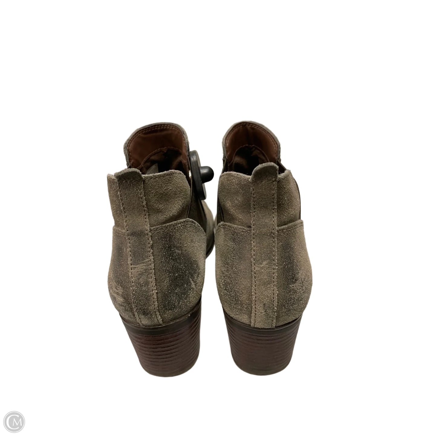 Boots Ankle Heels By Rockport In Grey, Size: 10