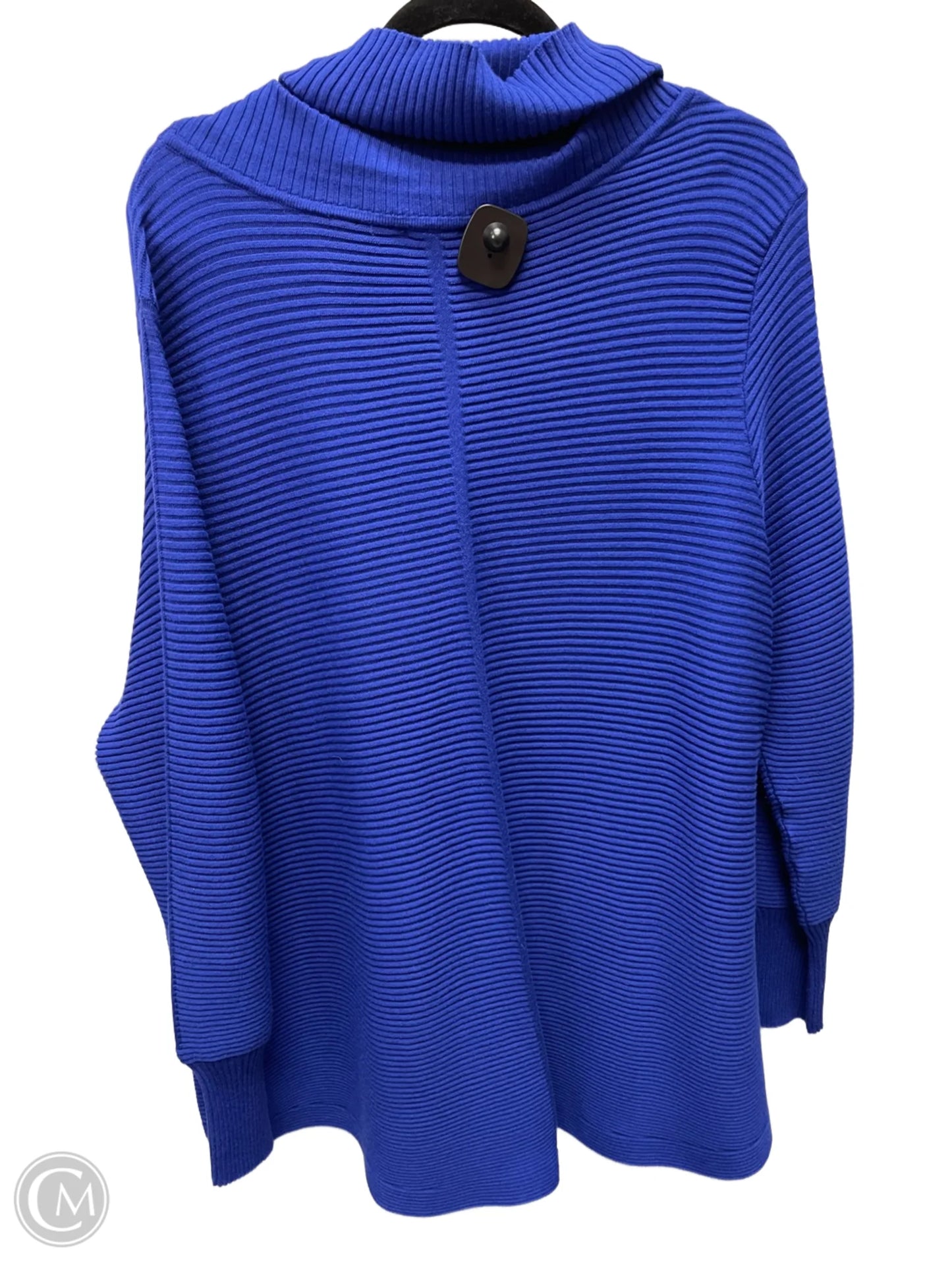 Sweater By Cyrus Knits In Blue, Size: 3x