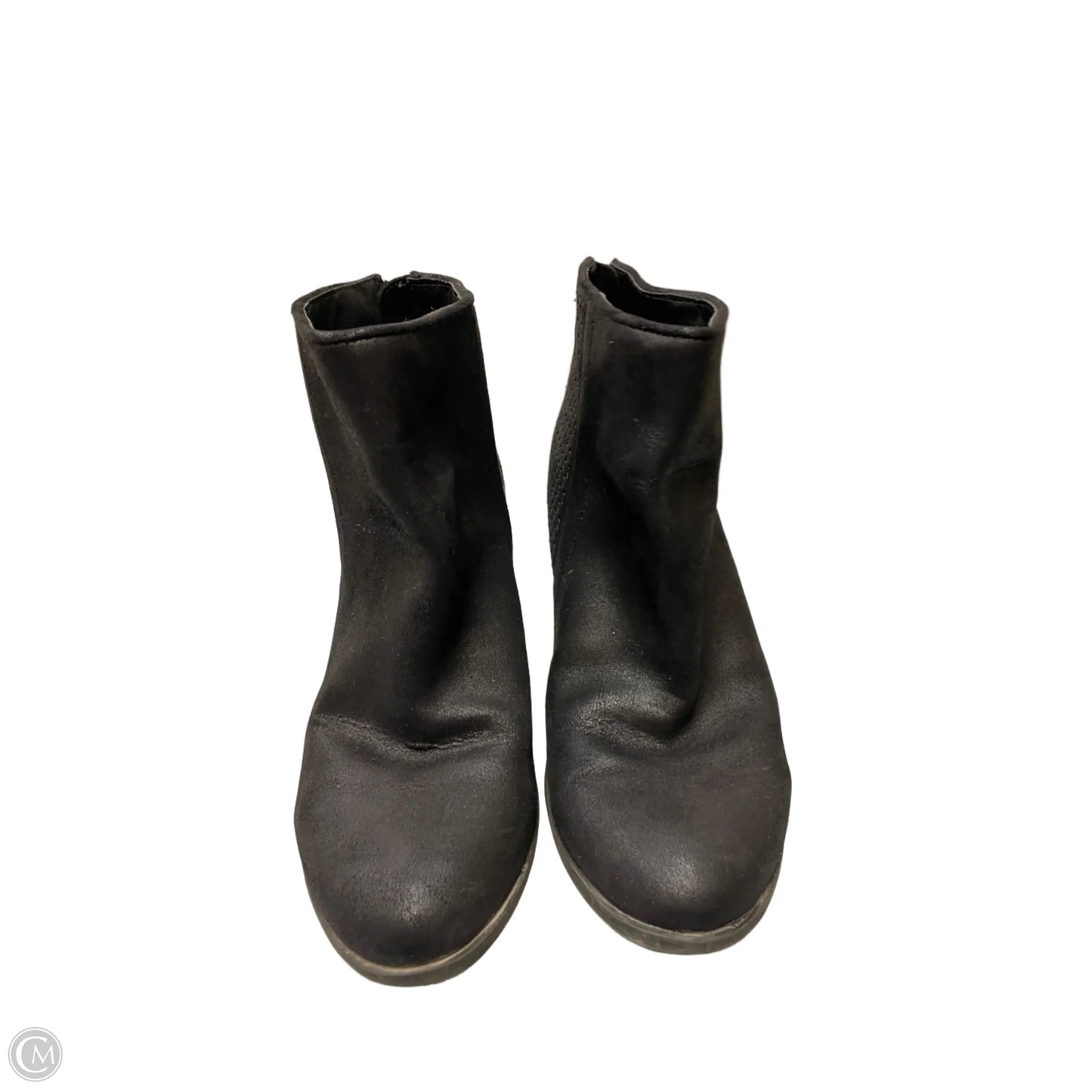 Boots Ankle Heels By Cato In Black, Size: 8