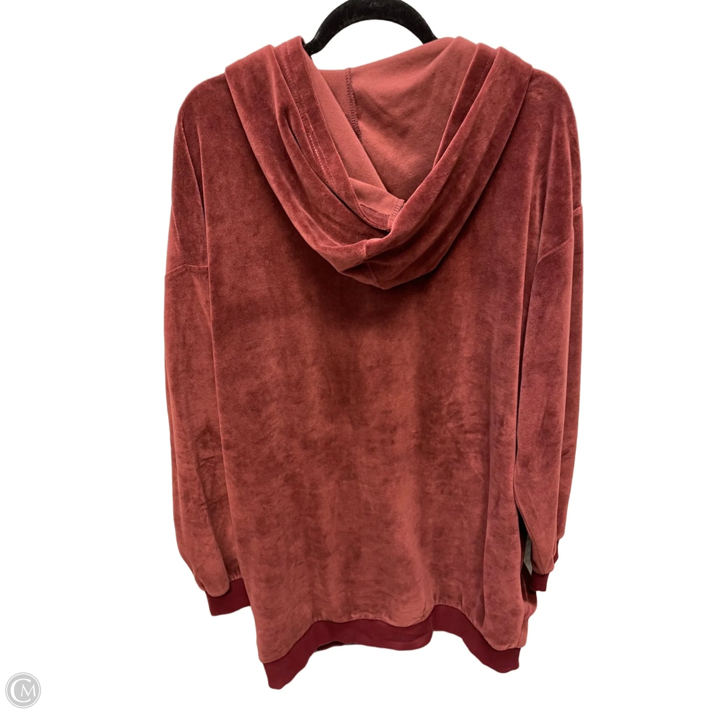 Sweatshirt Hoodie By SUPERMOM In Maroon, Size: M