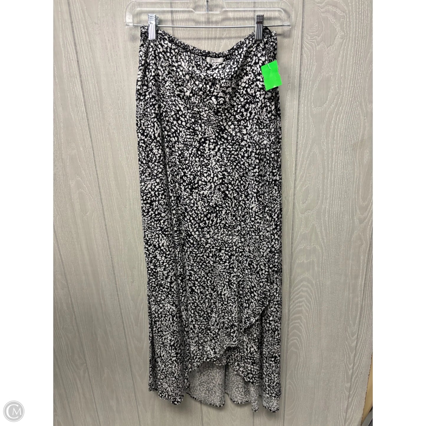 Skirt Midi By Japna In Black & White, Size: 8