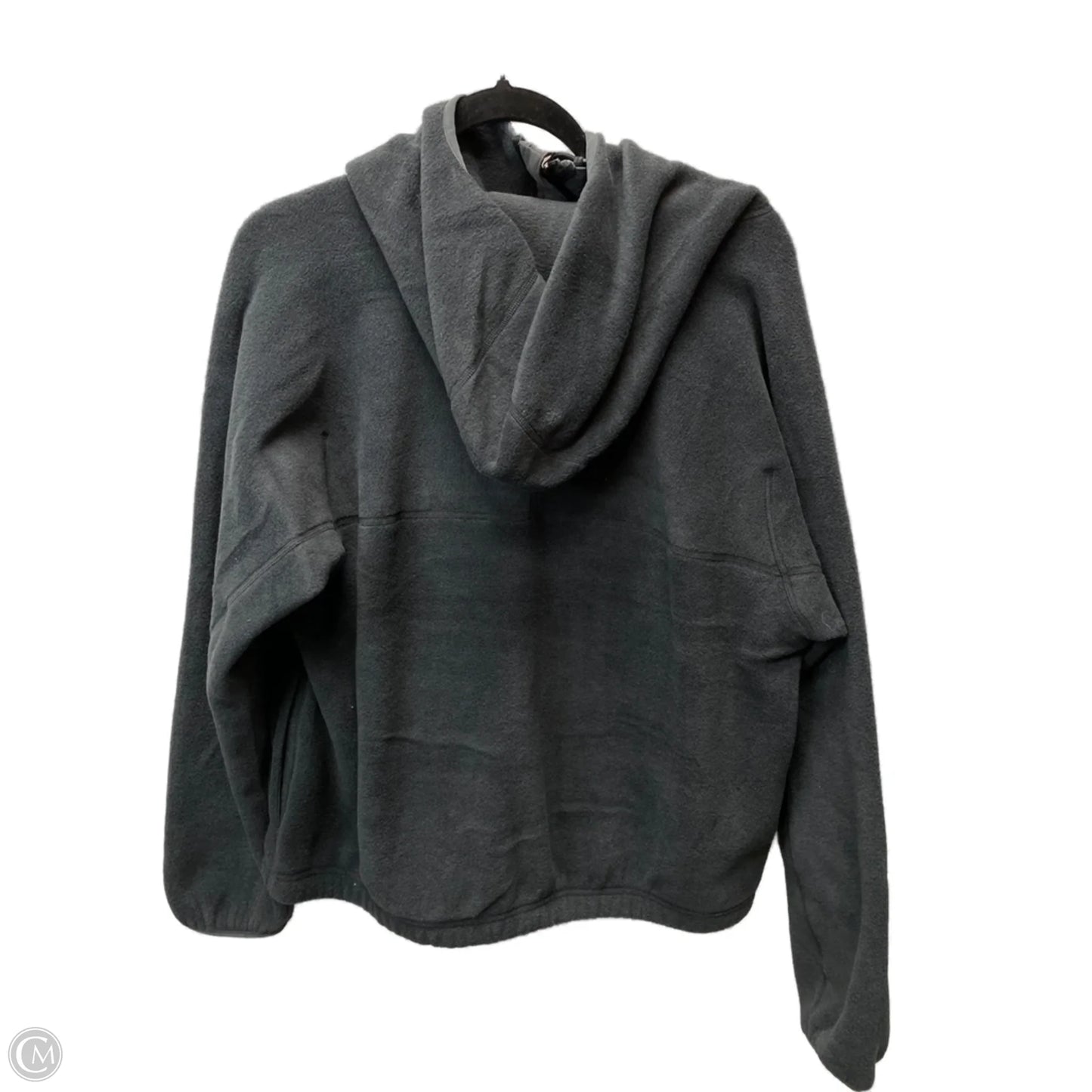 Jacket Fleece By Nike Apparel In Grey, Size: L