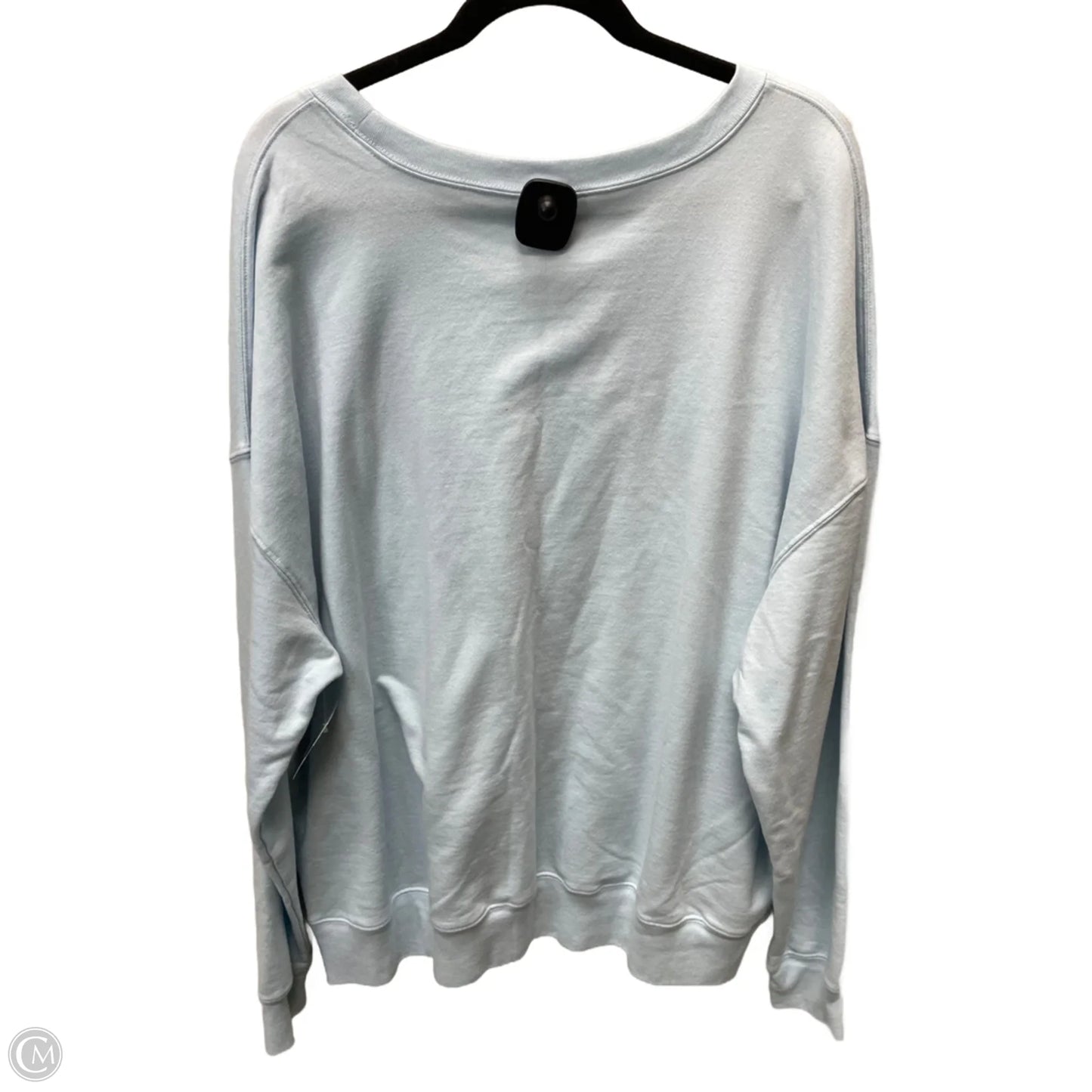 Sweatshirt Crewneck By Clothes Mentor In Blue, Size: 3x