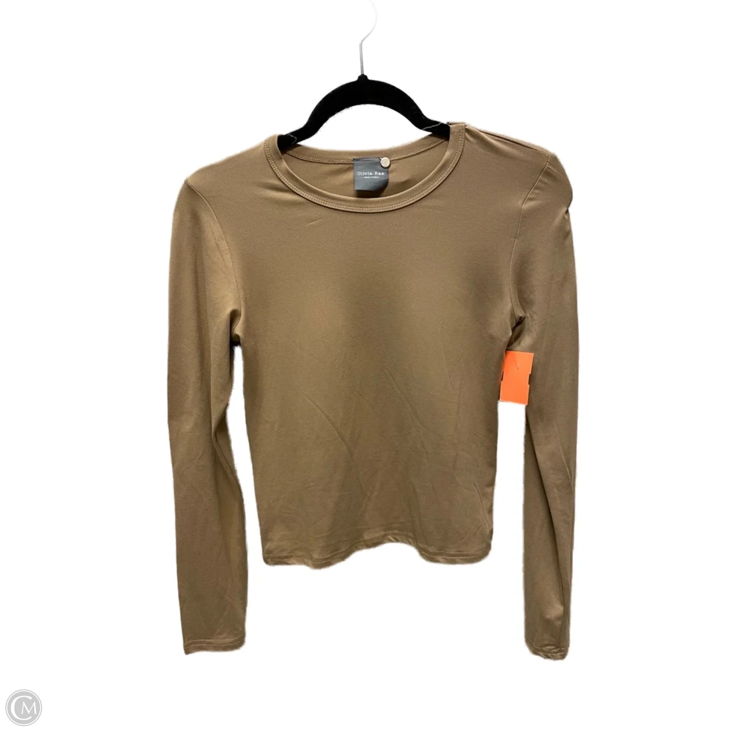 Top Long Sleeve By Clothes Mentor In Brown, Size: S