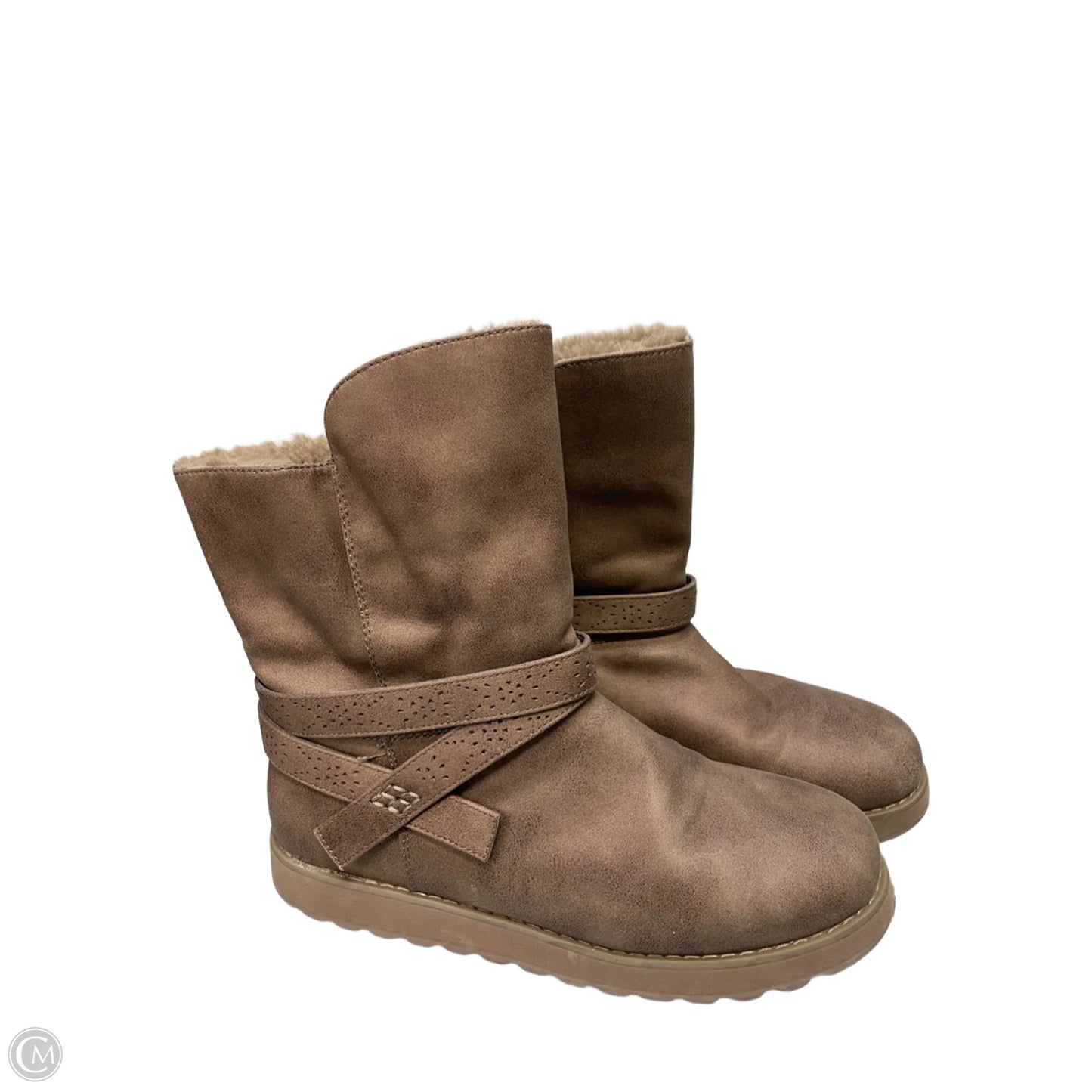 Boots Snow By Skechers In Brown, Size: 9