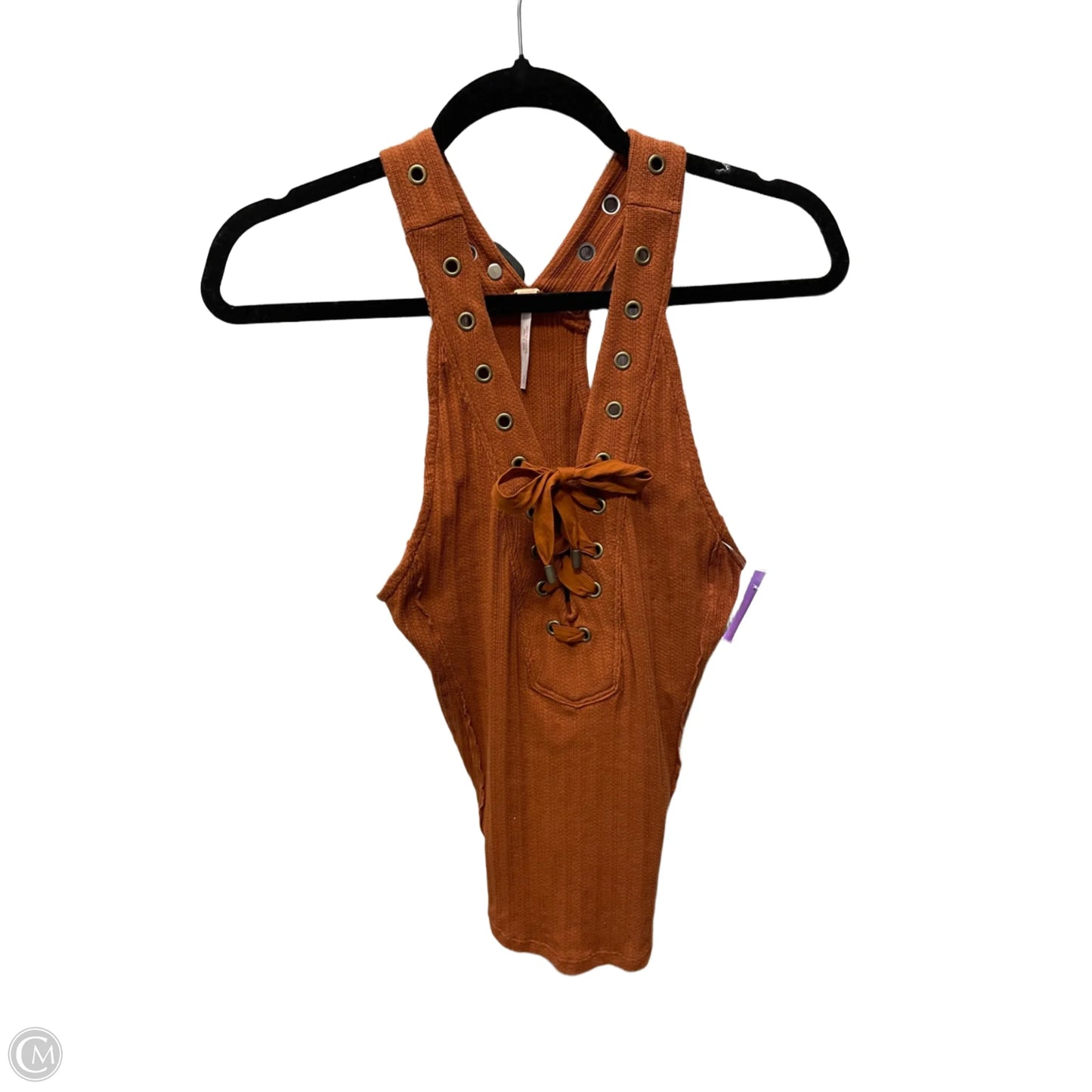 Top Sleeveless By Free People In Brown, Size: S