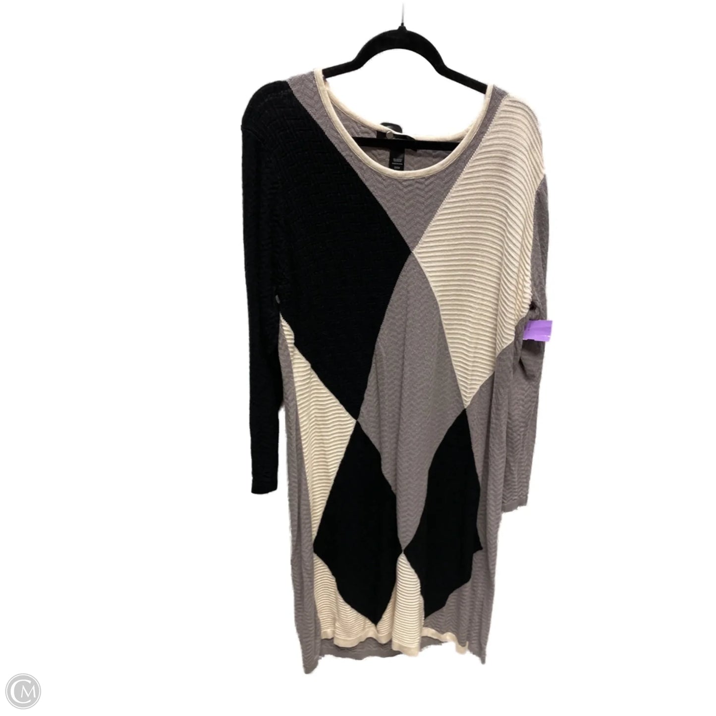 Dress Sweater By Ashley Stewart In Multi-colored, Size: 3x