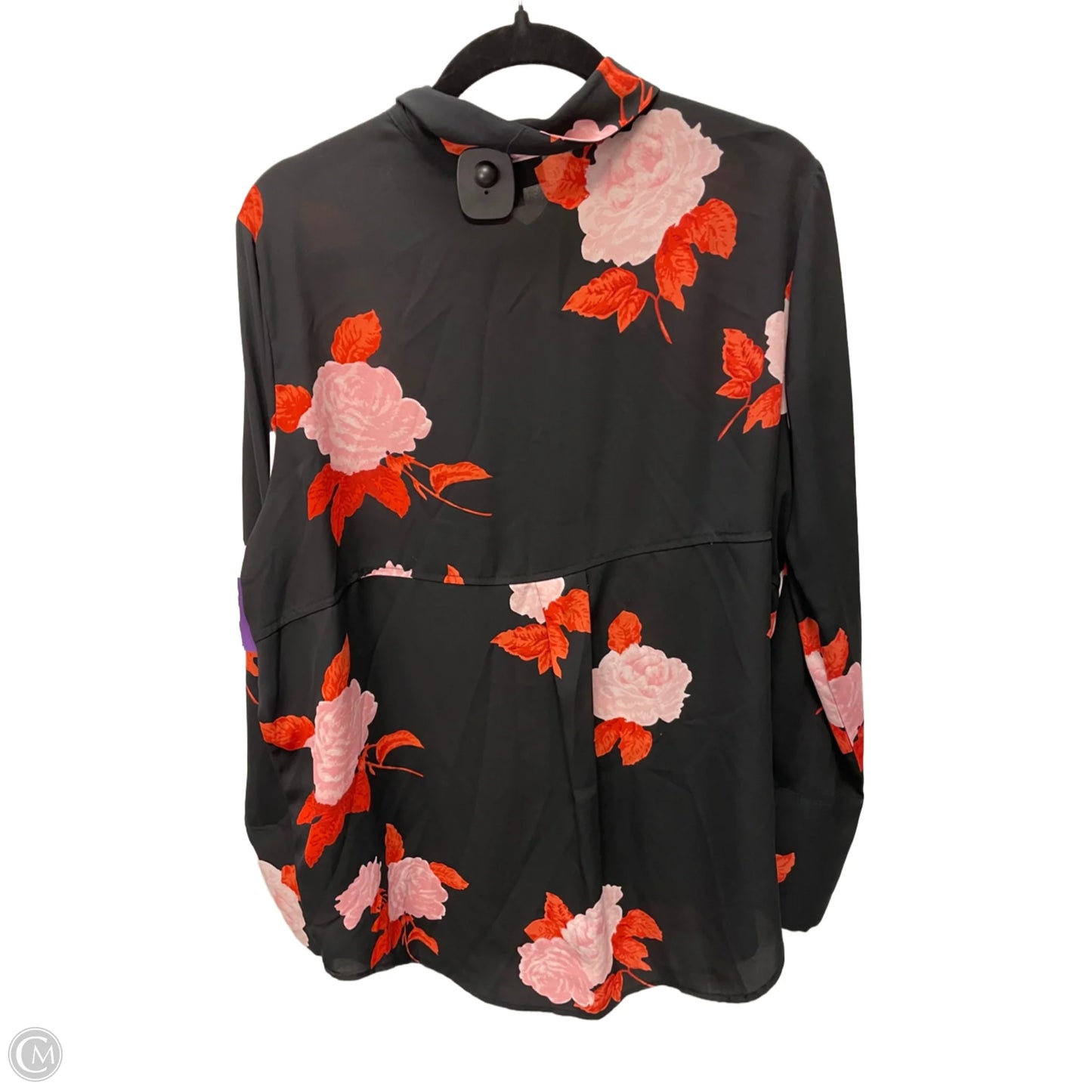 Top Long Sleeve By Who What Wear In Floral Print, Size: 2x