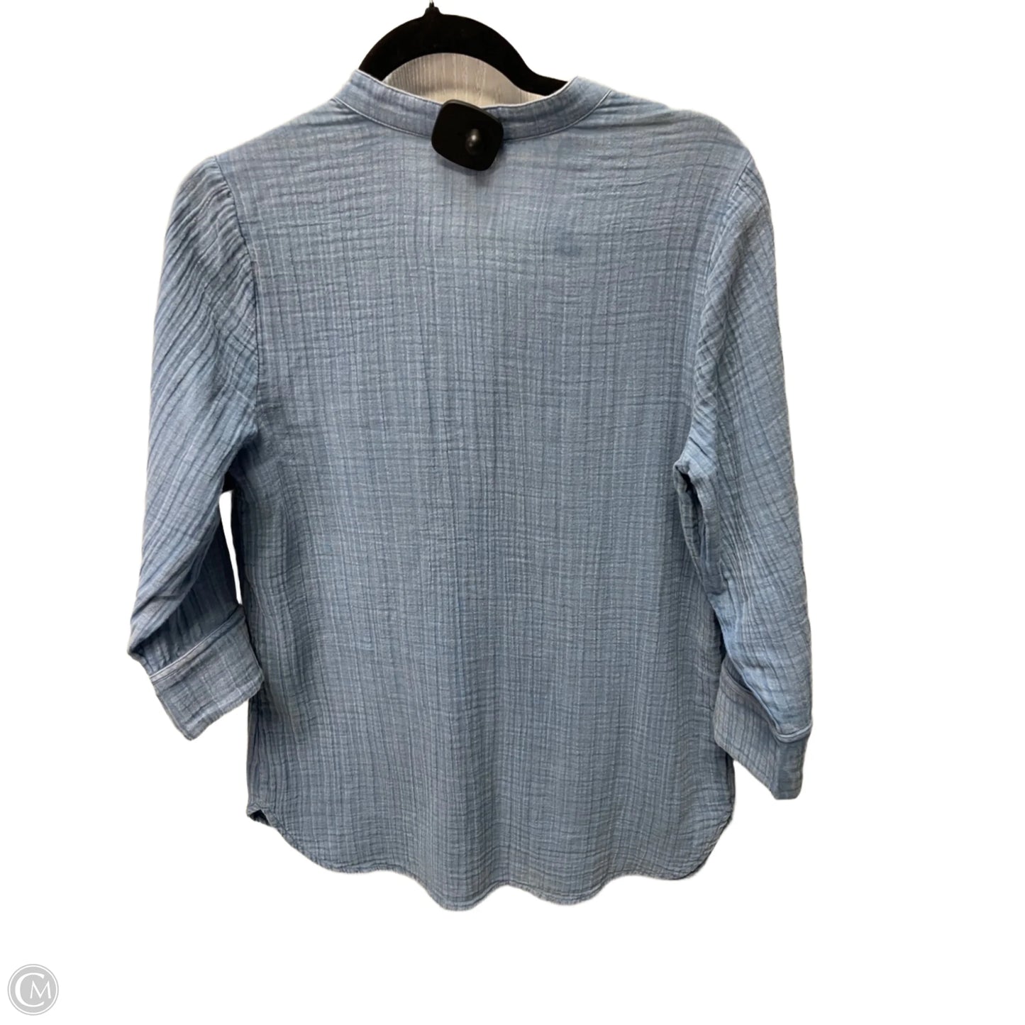 Top 3/4 Sleeve By Pure Jill In Blue, Size: Xs