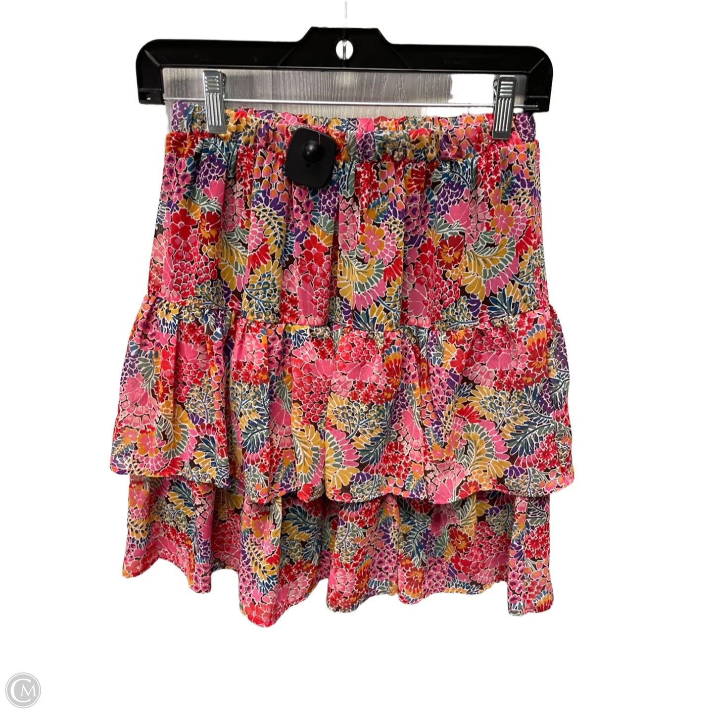 Skirt Mini & Short By Clothes Mentor In Floral Print, Size: 4