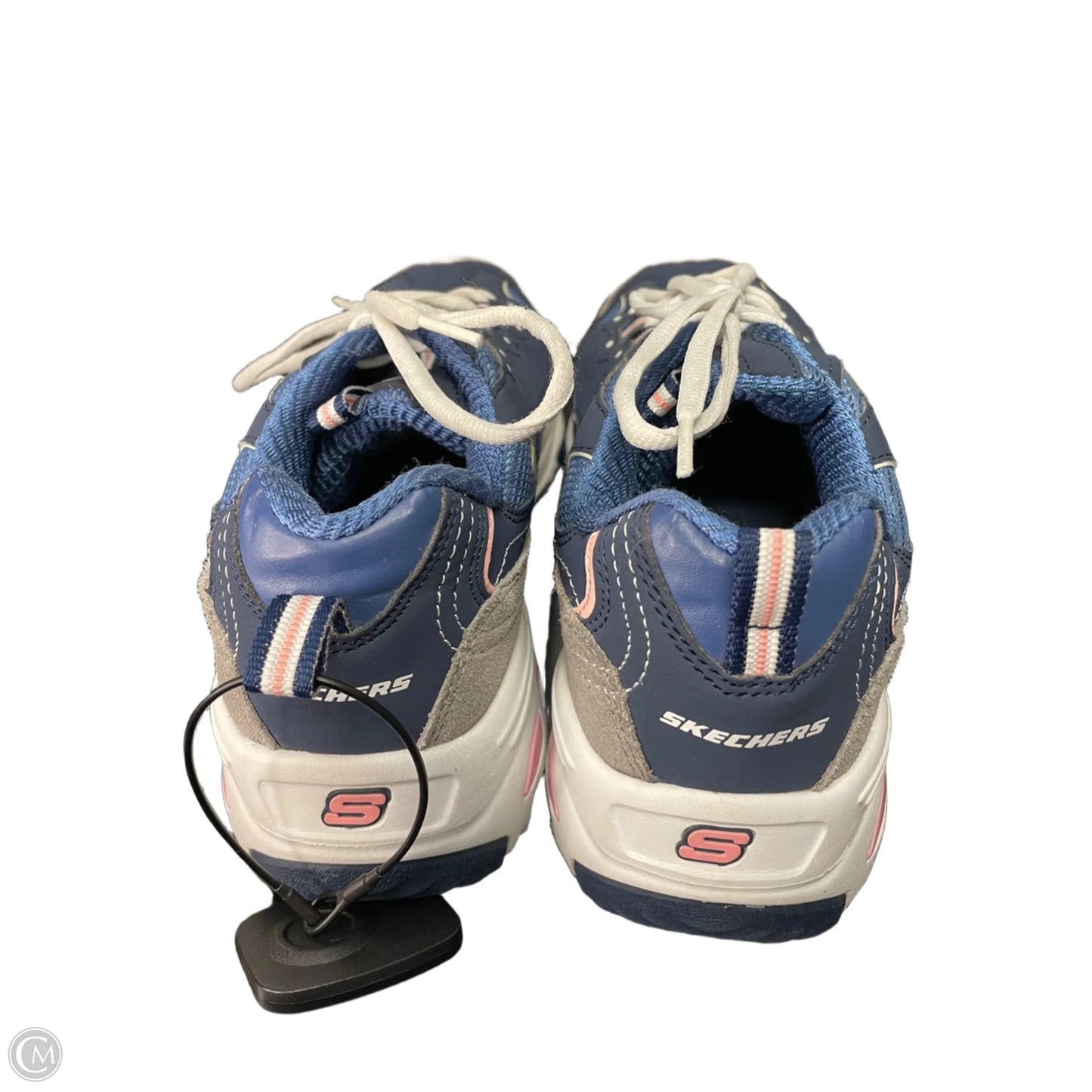 Shoes Athletic By Skechers In Blue & Pink, Size: 8
