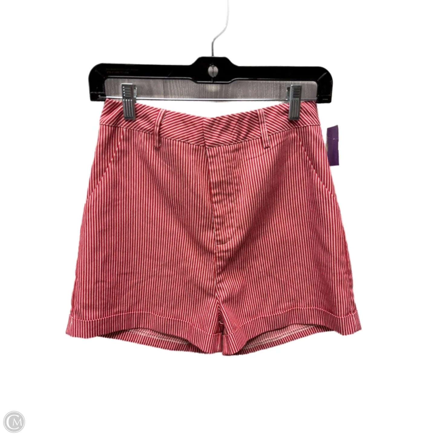 Shorts By Clothes Mentor In Red & White, Size: 6