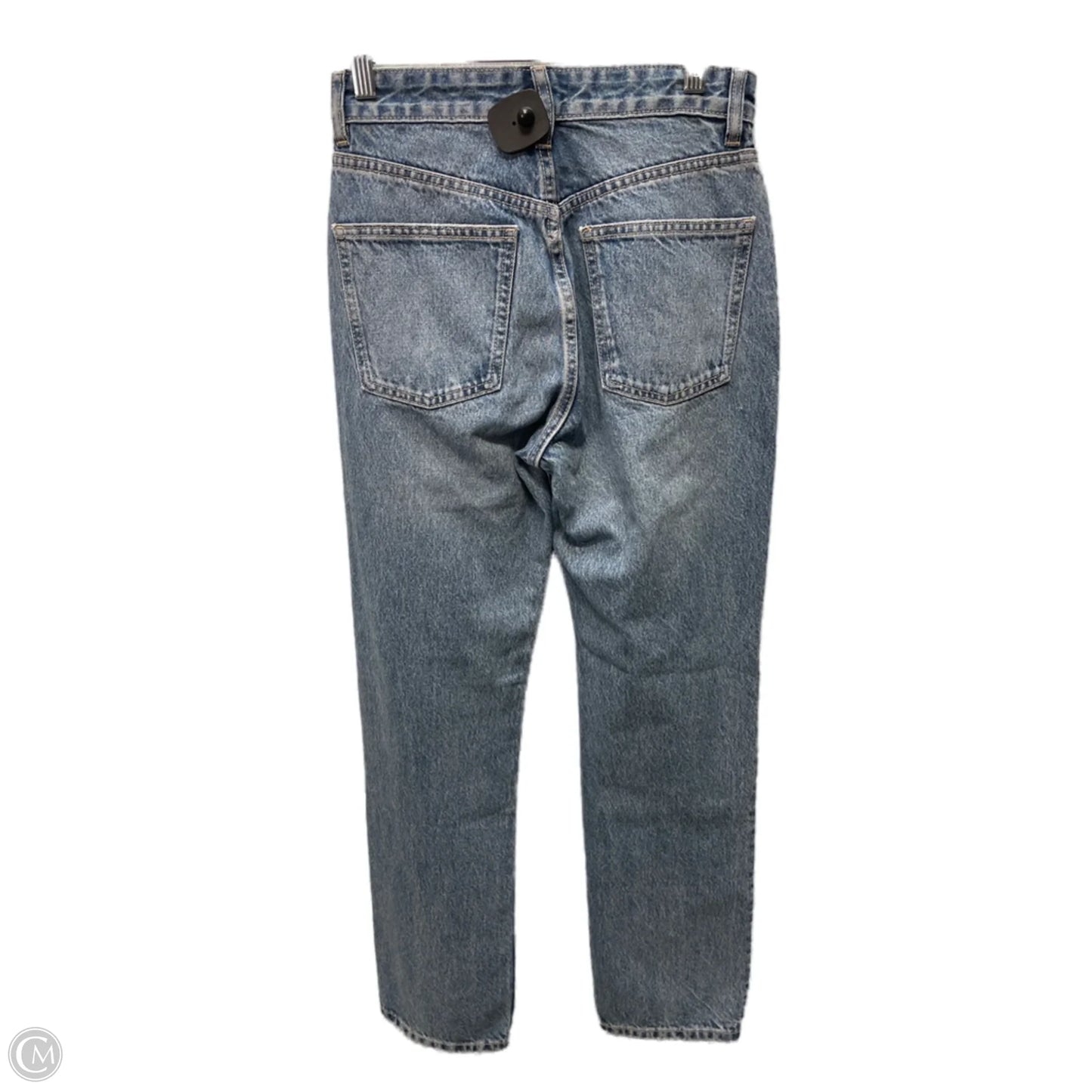 Jeans Straight By Zara In Blue Denim, Size: 4