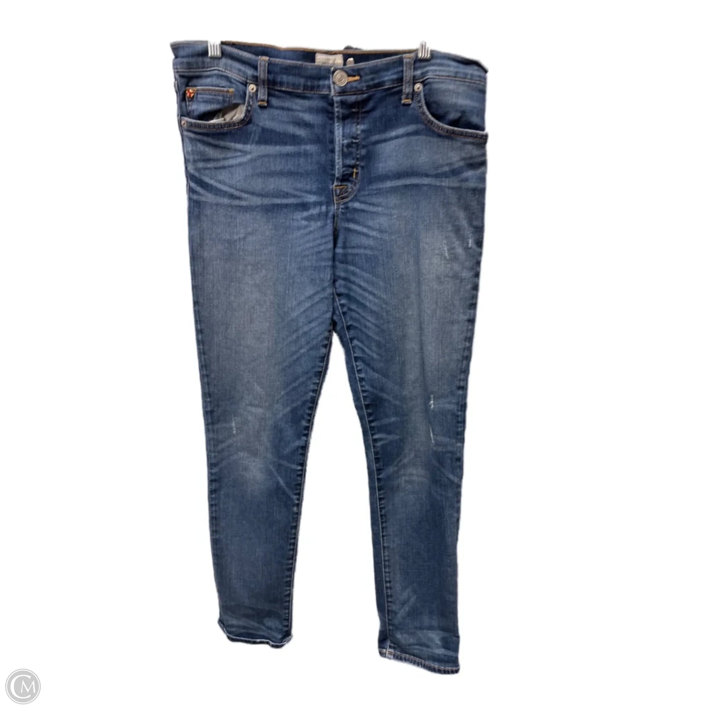 Jeans Straight By Hudson In Blue Denim, Size: 8