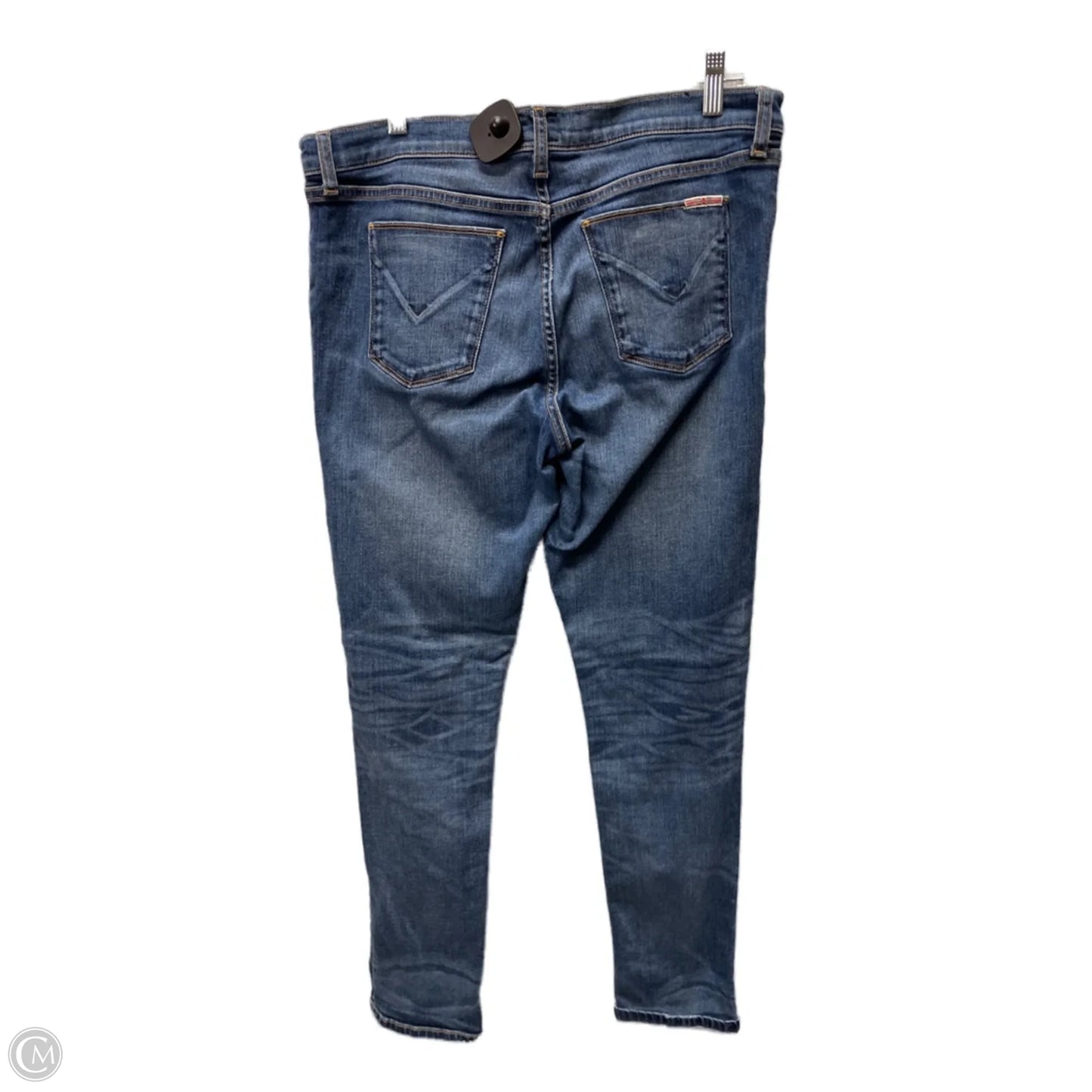 Jeans Straight By Hudson In Blue Denim, Size: 8