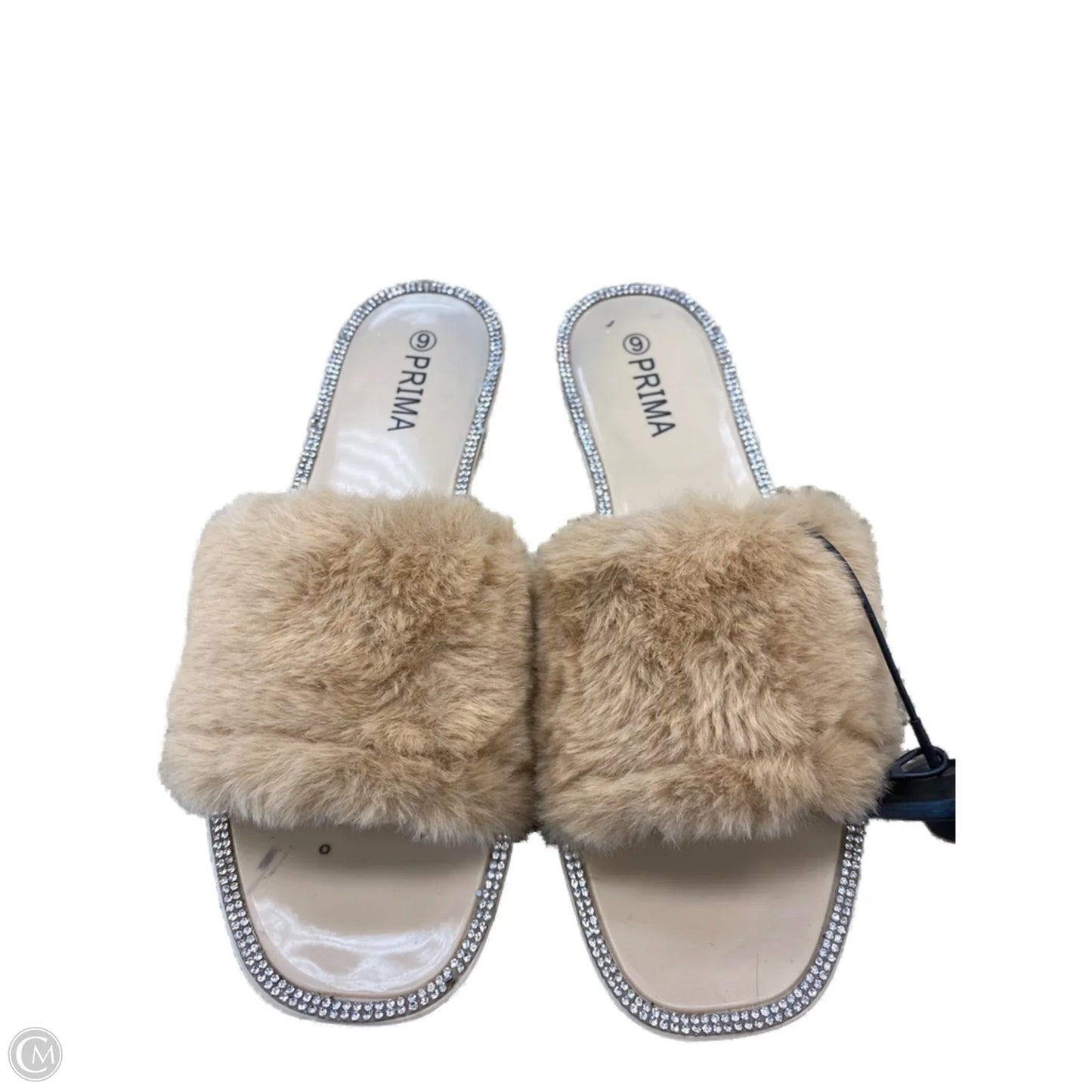 Sandals Flats By Clothes Mentor In Tan, Size: 9