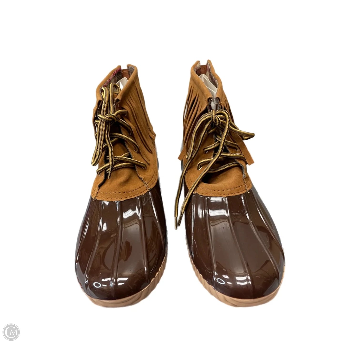 Boots Hiking By Clothes Mentor In Brown, Size: 9