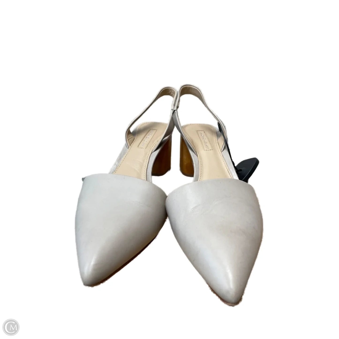 Shoes Heels Block By Antonio Melani In Grey & Tan, Size: 8