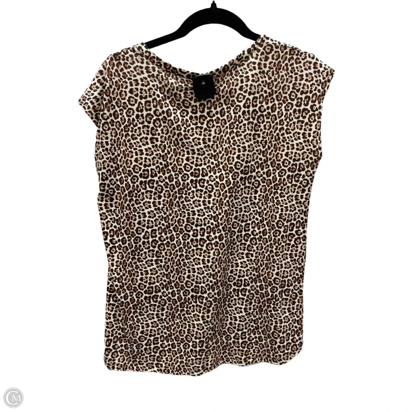 Top Short Sleeve By Michael By Michael Kors In Animal Print, Size: S