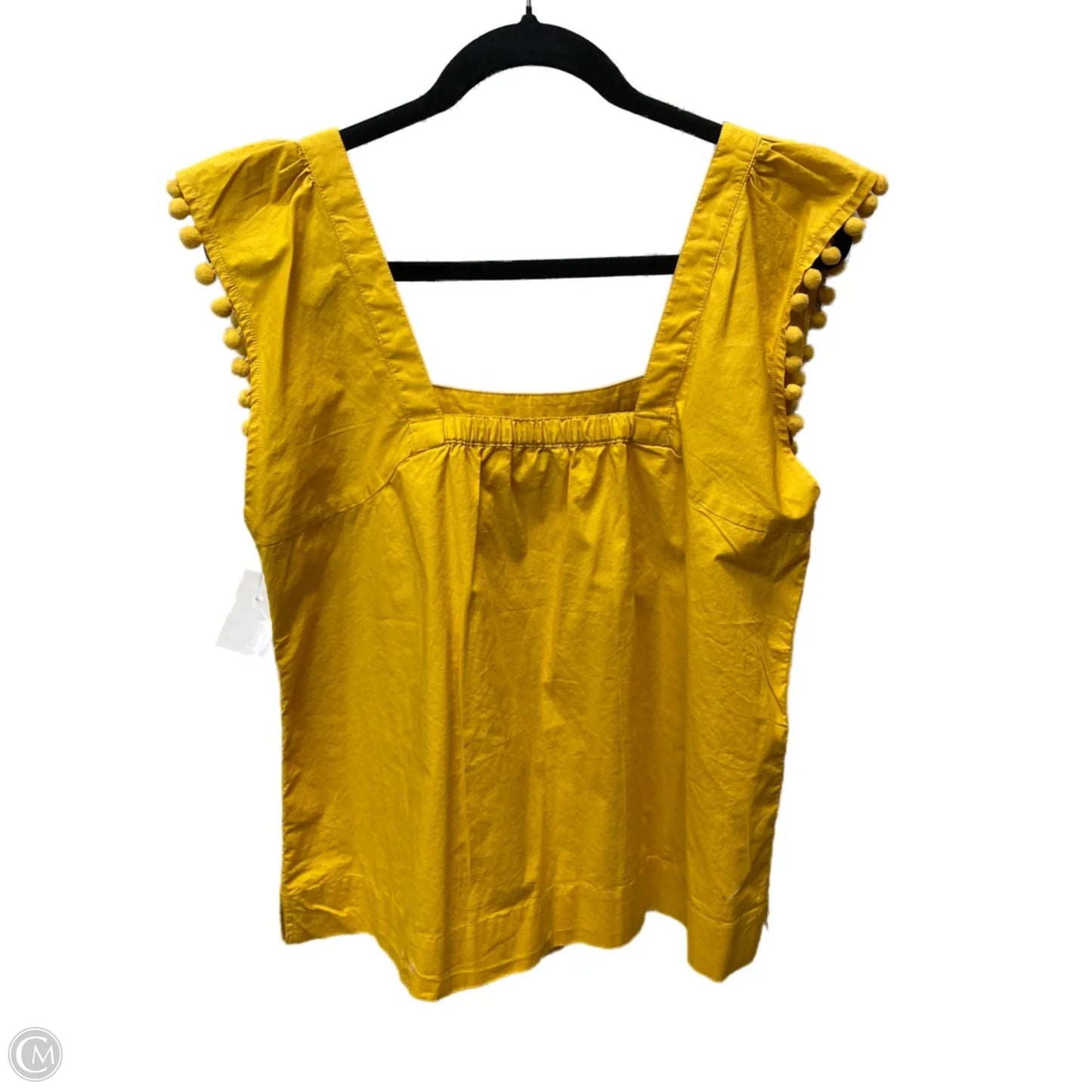 Top Sleeveless By J. Crew In Yellow, Size: S