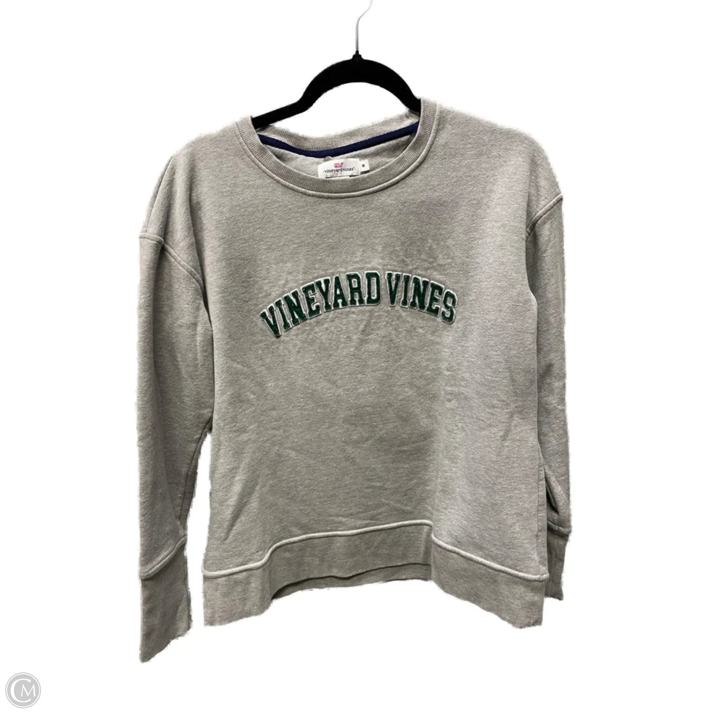 Sweatshirt Crewneck By Vineyard Vines In Grey, Size: M