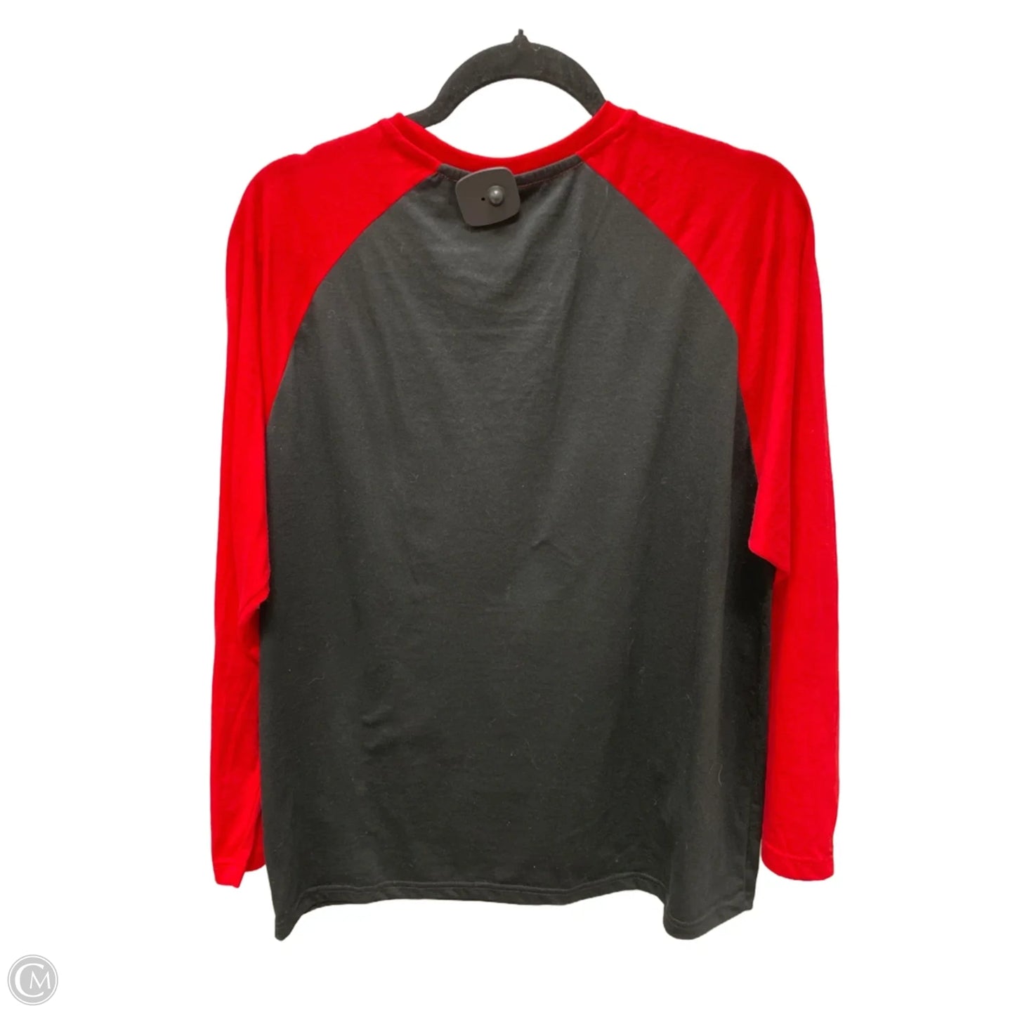 Top Long Sleeve By Clothes Mentor In Black & Red, Size: 2x