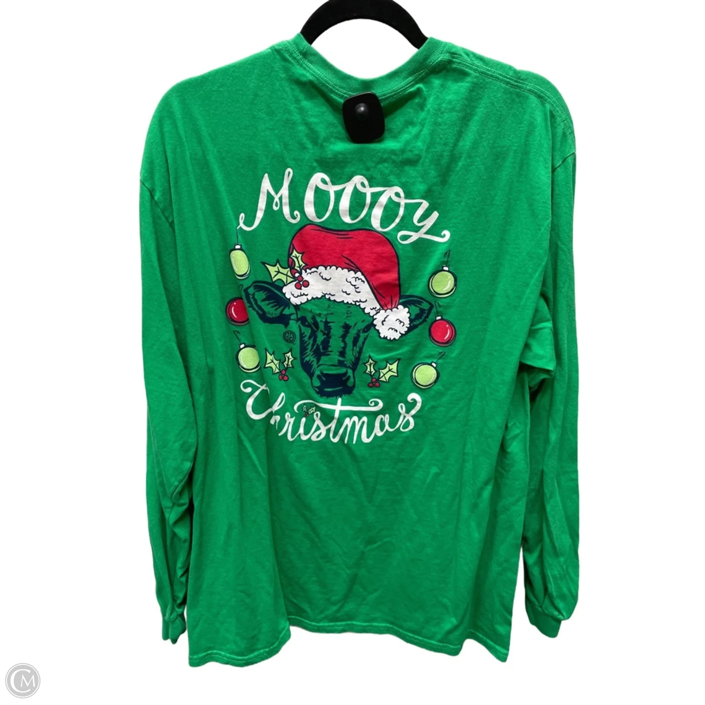 Top Long Sleeve By Clothes Mentor In Green, Size: Xl