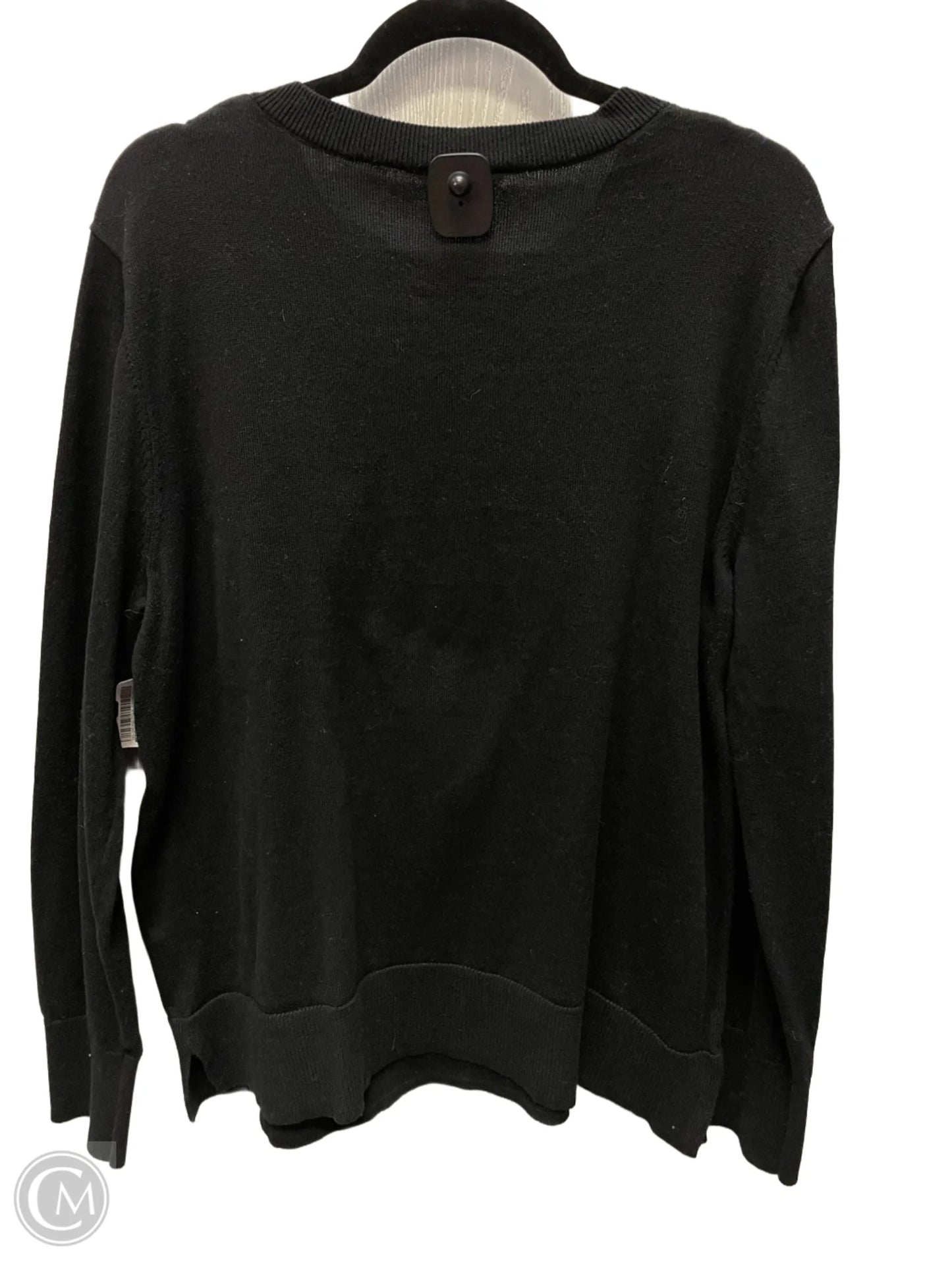 Sweater By Time And Tru In Black, Size: 2x