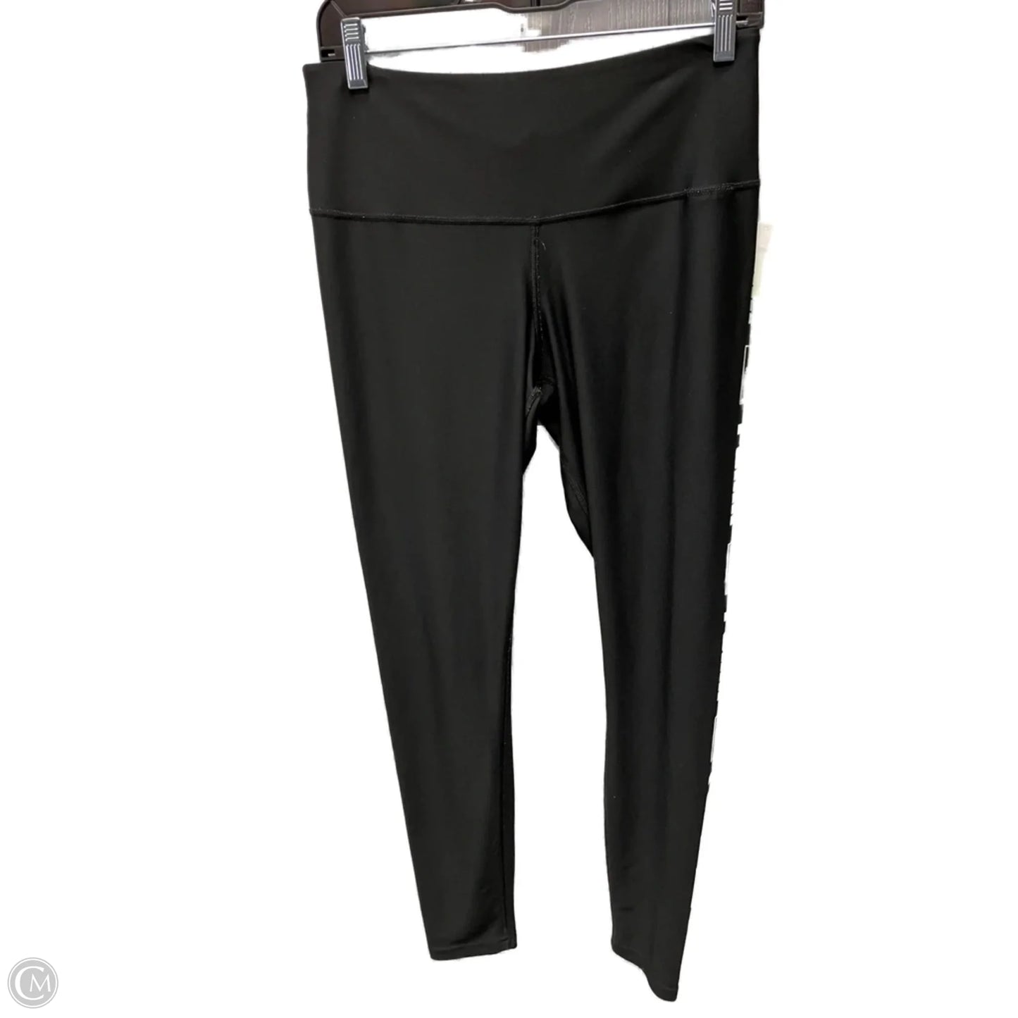 Athletic Leggings By Puma In Black & Green, Size: L