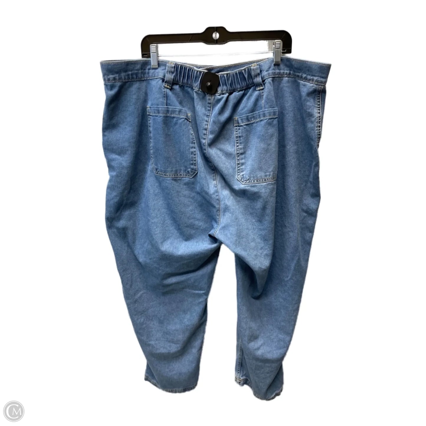 Jeans Straight By Old Navy In Blue Denim, Size: 20