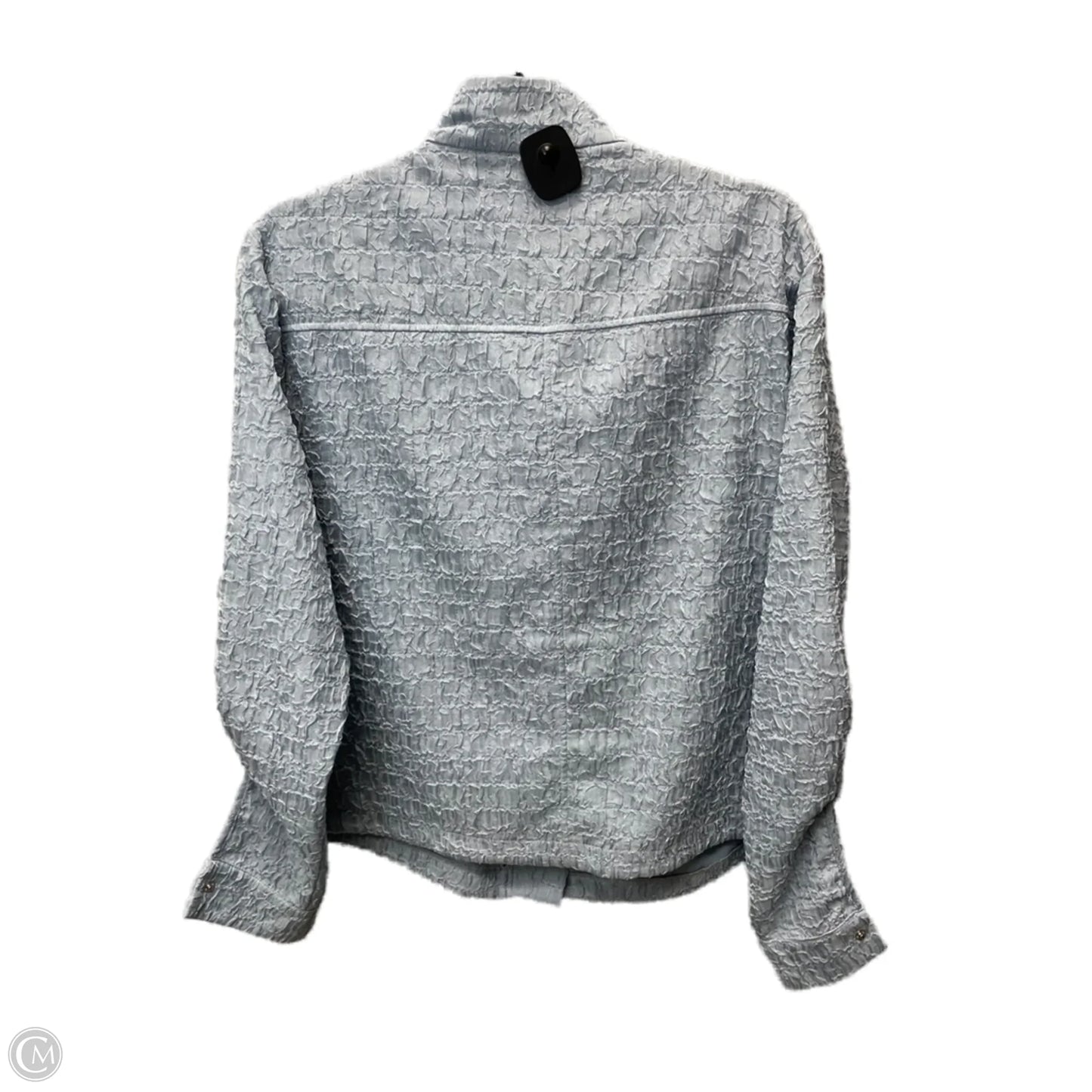 Jacket Shirt By Cmb In Blue, Size: L