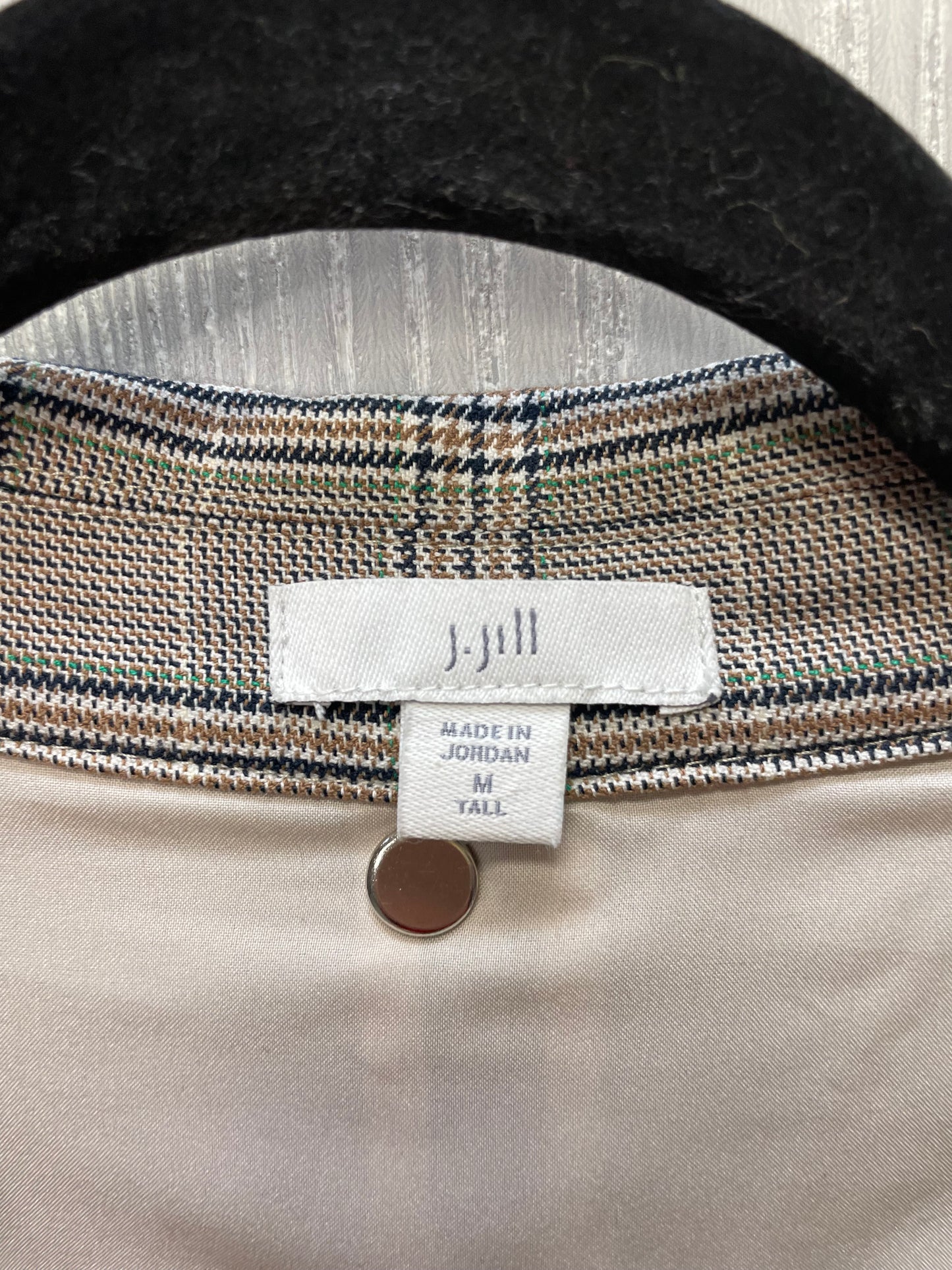 Blazer By J. Jill In Plaid Pattern, Size: M