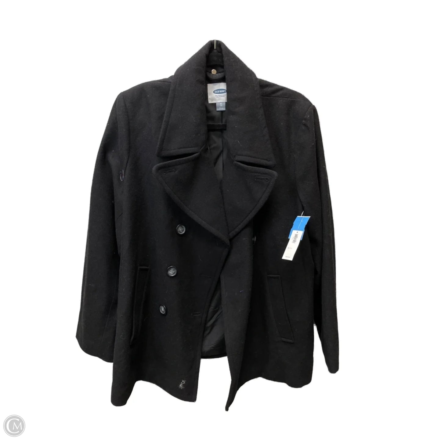 Coat Peacoat By Old Navy In Black, Size: Xl