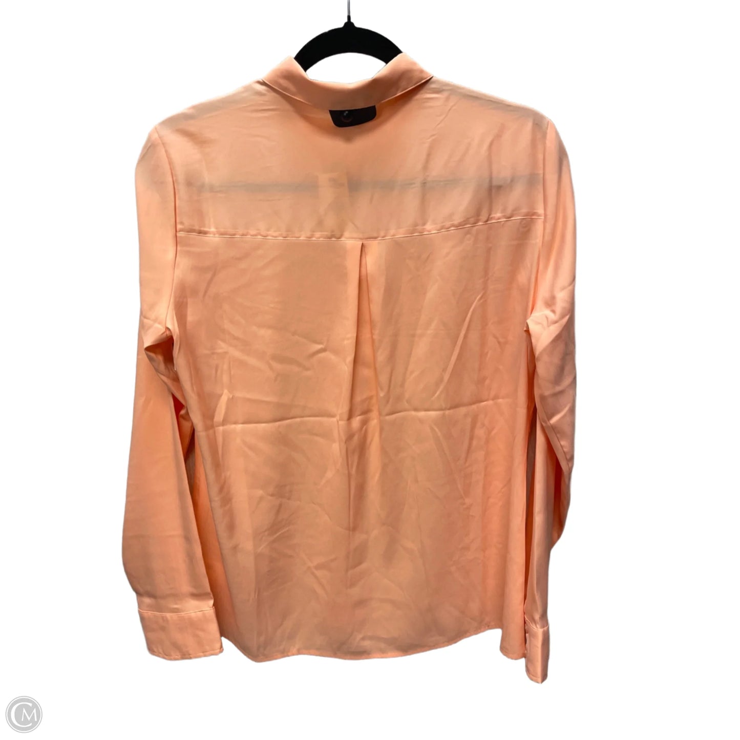 Blouse Long Sleeve By Express In Peach, Size: M