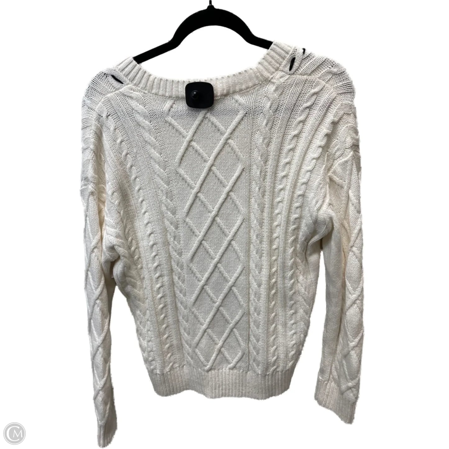 Sweater By Loft In Cream, Size: Xs