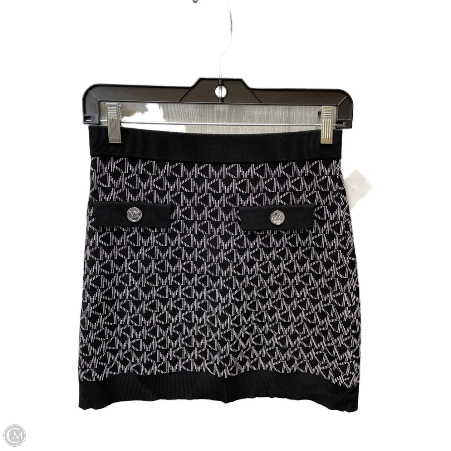 Skirt Mini & Short By Michael By Michael Kors In Black & Grey, Size: 0