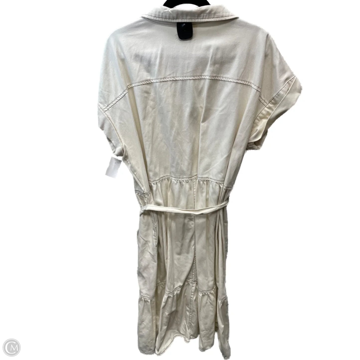 Dress Casual Maxi By Ava & Viv In Cream Denim, Size: 2x
