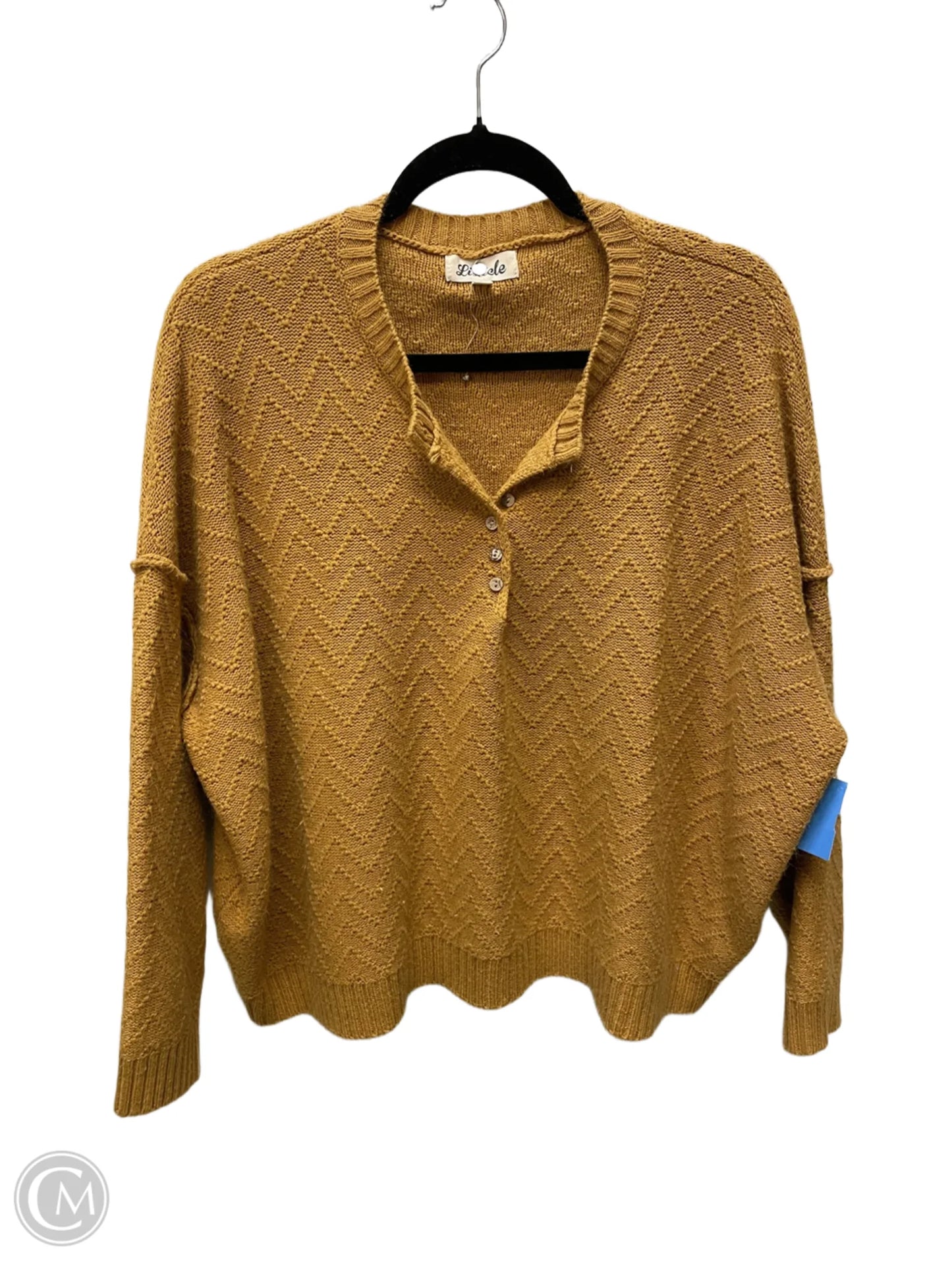 Sweater By Listicle In Yellow, Size: L