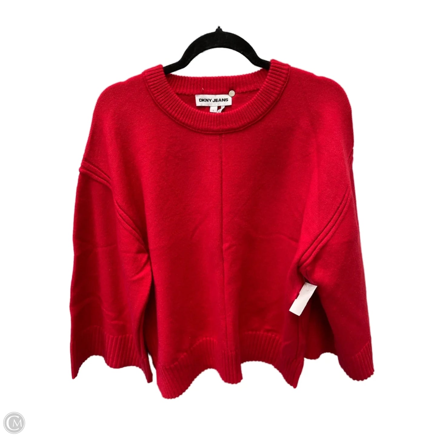 Sweater By Dkny In Red, Size: L