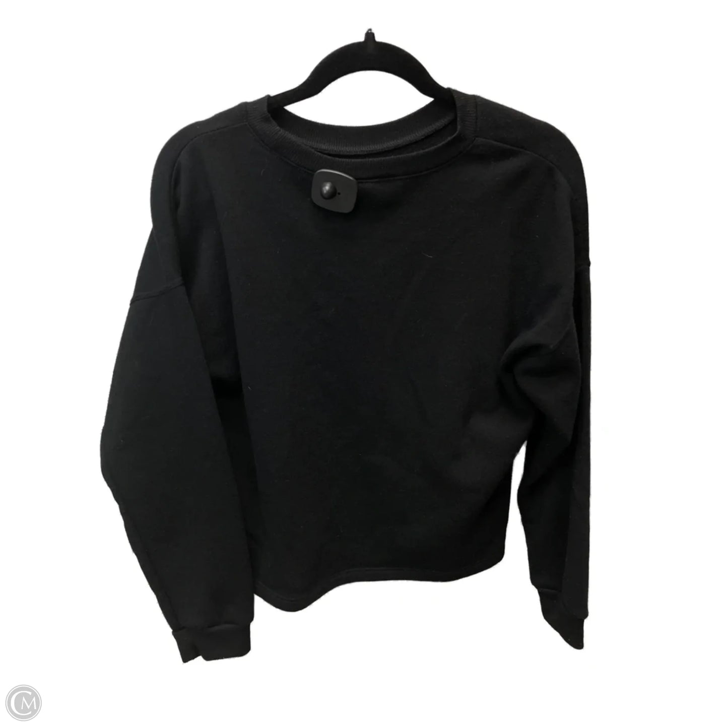 Sweatshirt Crewneck By Clothes Mentor In Black, Size: M