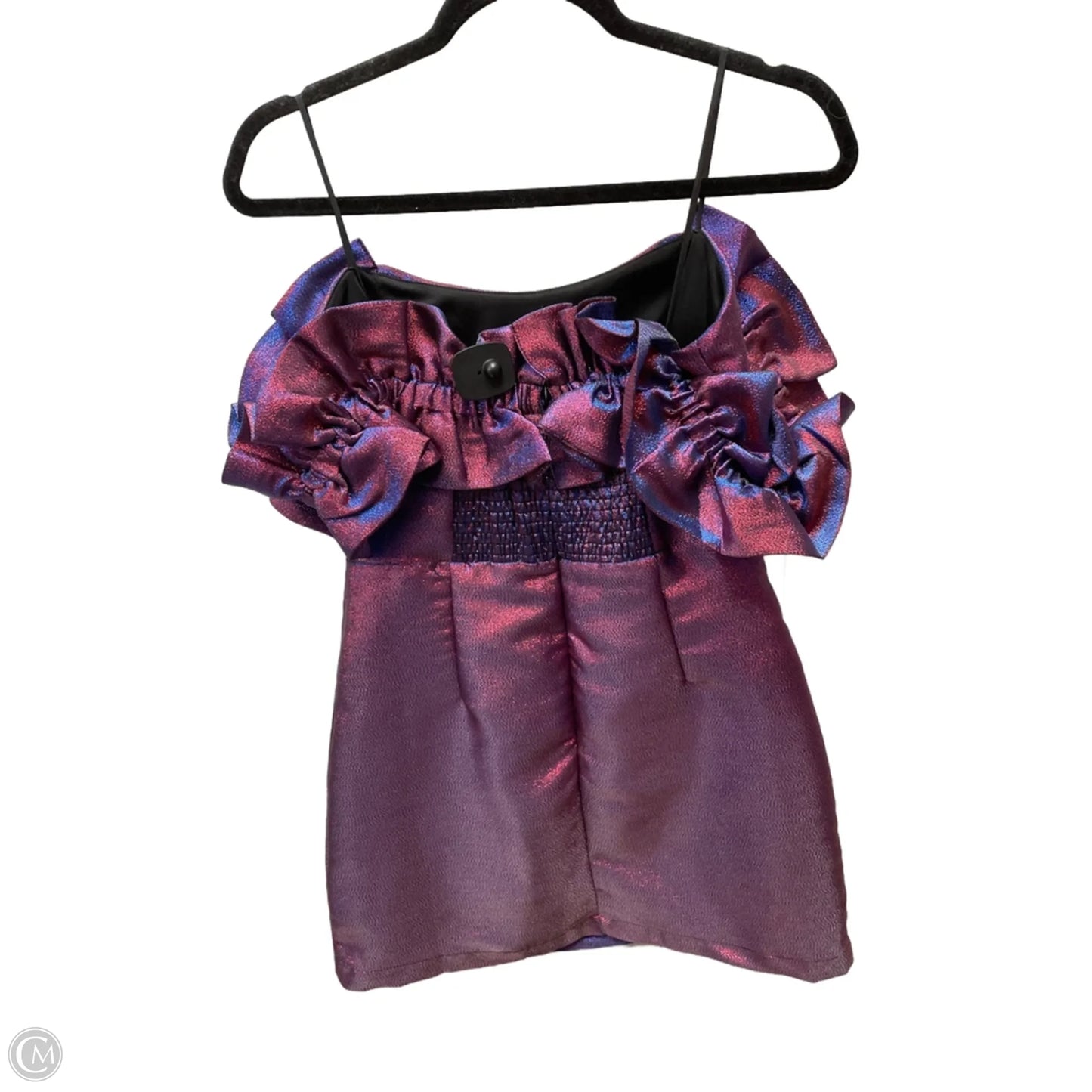 Dress Party Short By Do + Be In Blue & Purple, Size: M