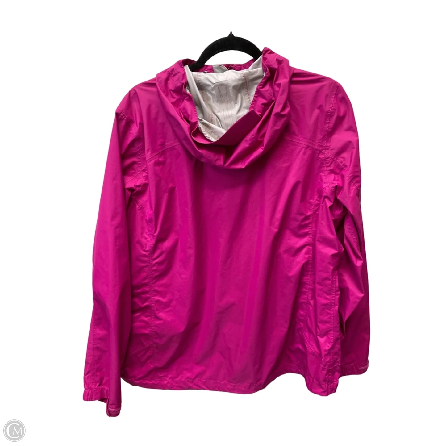 Jacket Windbreaker By L.l. Bean In Pink, Size: L