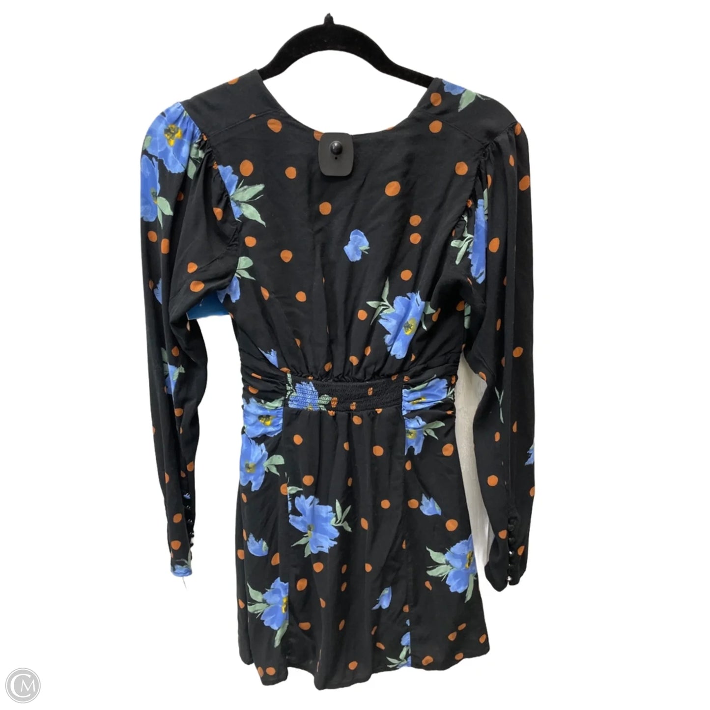 Dress Casual Short By Free People In Black & Blue, Size: Xs